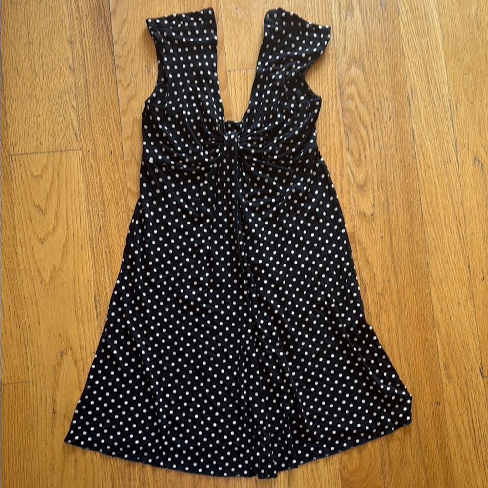 Black and White Polka Dot Dress